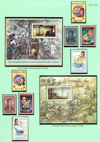 CHRISTOPHER COLUMBUS – sheet 20