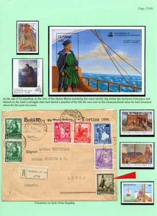 CHRISTOPHER COLUMBUS – sheet 25