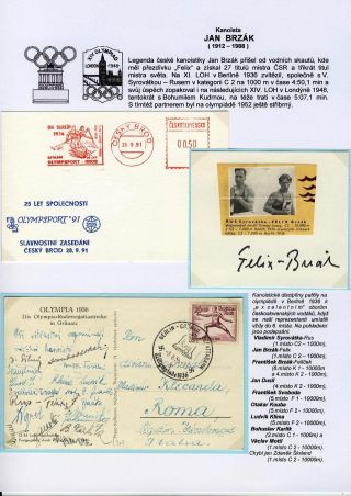 GALERIE ČESKÝCH OLYMPIONIKŮ1920-2004 – list 8