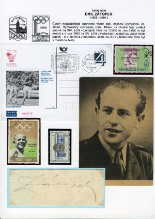 GALERIE ČESKÝCH OLYMPIONIKŮ1920-2004 – list 10