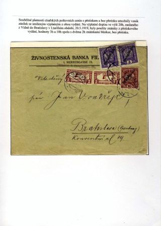REPUBLIK DEUTSCHÖSTERREICH UND IHRE WERTZEICHEN IN POSTVERKEHR - TEIL II: SENDUNGEN IN TSCHECHOSLOWAKEI – Blatt 16