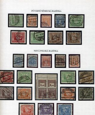 POLAND: ISSUE FOR UPPER SILESIA 1922-1923 – sheet 16