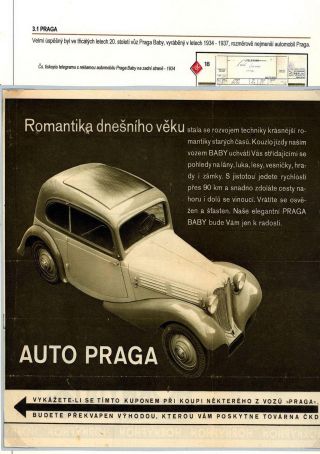 ZNAČKY AUTOMOBILOVÝCH VETERÁNŮ ČECH A MORAVY – list 12