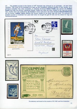 OLYMPIC GAMES PARIS 1924 AND CZECHOSLOVAKIA – sheet 15