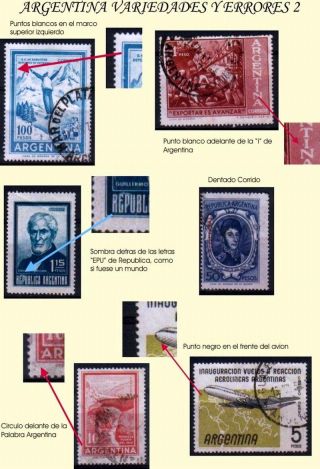 ARGENTINA: VARIANTY A VADY – list 11
