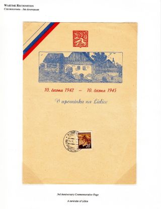 VYVRAŽDĚNÍ LIDIC – list 105