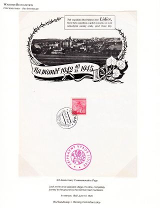 VYVRAŽDĚNÍ LIDIC – list 108