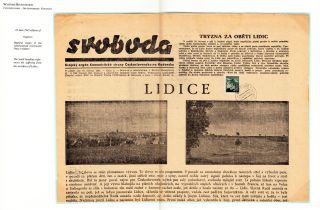 VYVRAŽDĚNÍ LIDIC – list 110