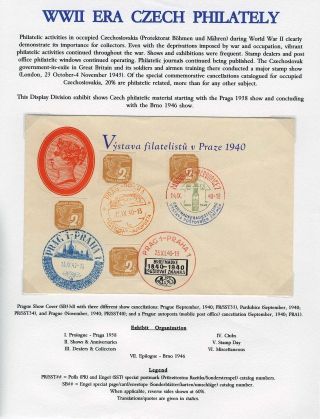 PERIODE VON 2. WELTKRIEG IN DER TSCHECHISCHEN PHILATELIE – Blatt 1