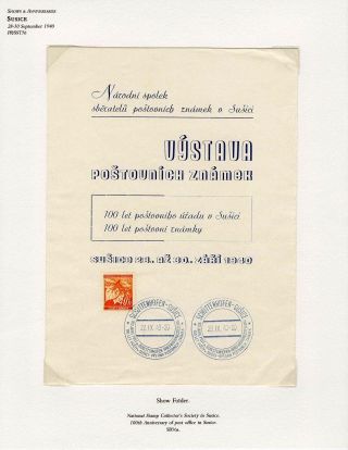 WWII ERA CZECH PHILATELY – sheet 35