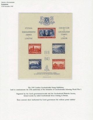 WWII ERA CZECH PHILATELY – sheet 65