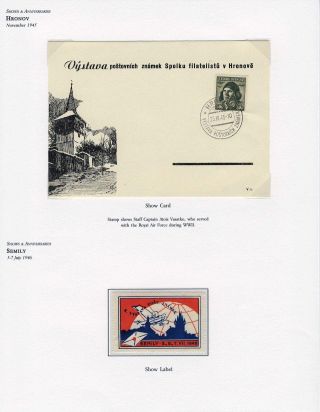 WWII ERA CZECH PHILATELY – sheet 70
