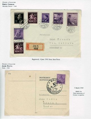 WWII ERA CZECH PHILATELY – sheet 75