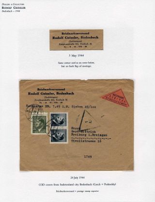 WWII ERA CZECH PHILATELY – sheet 78