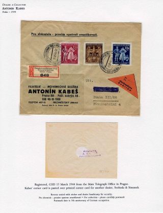 WWII ERA CZECH PHILATELY – sheet 82