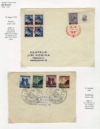 WWII ERA CZECH PHILATELY – sheet 83