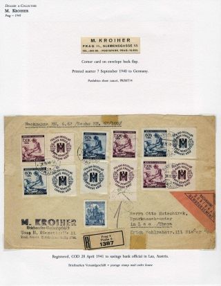 WWII ERA CZECH PHILATELY – sheet 85