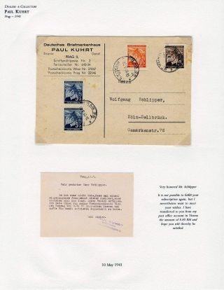 WWII ERA CZECH PHILATELY – sheet 86