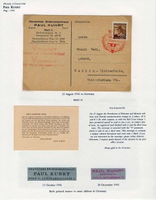 WWII ERA CZECH PHILATELY – sheet 87