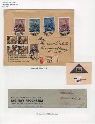 WWII ERA CZECH PHILATELY – sheet 96