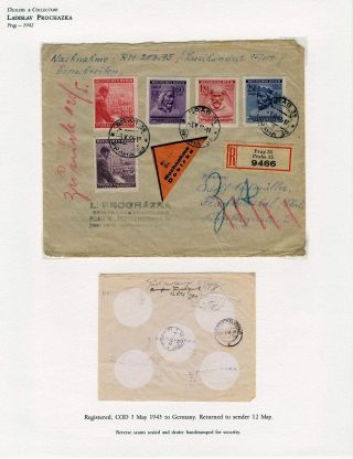 WWII ERA CZECH PHILATELY – sheet 97