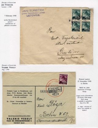 WWII ERA CZECH PHILATELY – sheet 110