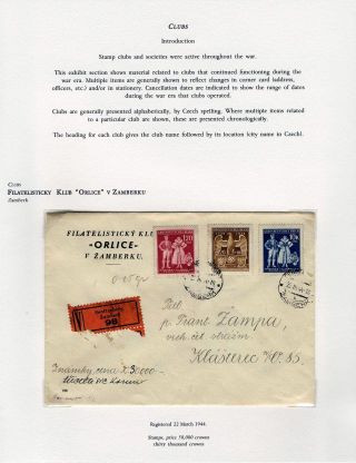 WWII ERA CZECH PHILATELY – sheet 113