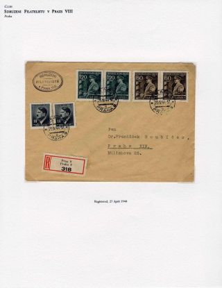 WWII ERA CZECH PHILATELY – sheet 123