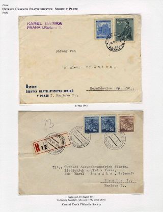 WWII ERA CZECH PHILATELY – sheet 124