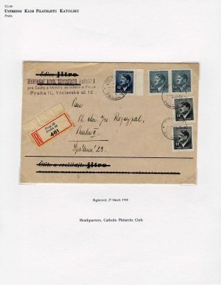 WWII ERA CZECH PHILATELY – sheet 125