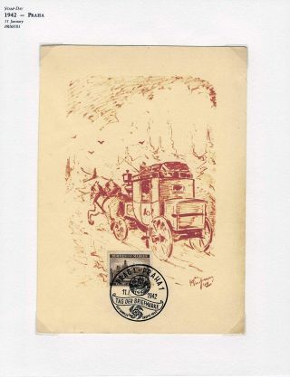 WWII ERA CZECH PHILATELY – sheet 127