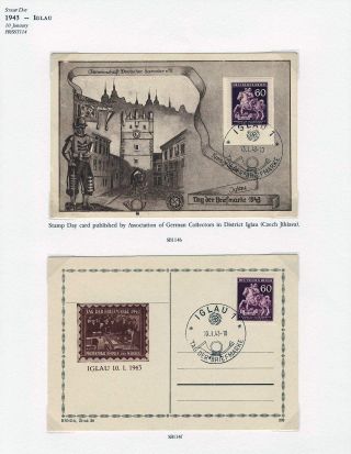 WWII ERA CZECH PHILATELY – sheet 133