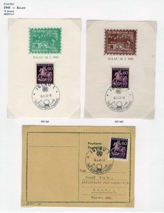 WWII ERA CZECH PHILATELY – sheet 134