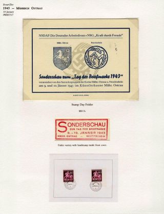 WWII ERA CZECH PHILATELY – sheet 136