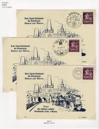 WWII ERA CZECH PHILATELY – sheet 138