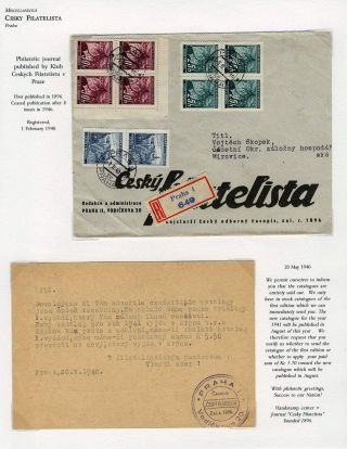 WWII ERA CZECH PHILATELY – sheet 148