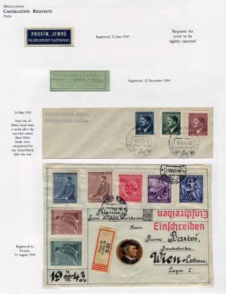 WWII ERA CZECH PHILATELY – sheet 150