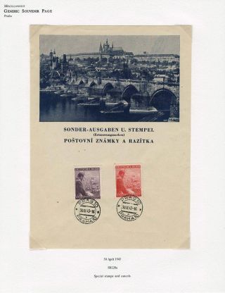 WWII ERA CZECH PHILATELY – sheet 151