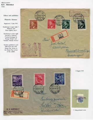 WWII ERA CZECH PHILATELY – sheet 152