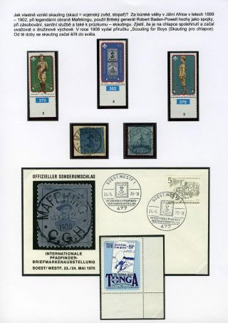 BLICK AUF DIE GESCHICHTE DER PFADFINDERBEWEGUNG IN TSCHECHO-SLOWAKEI  1918 - 2003 – Blatt 3