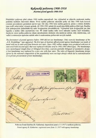 ČESKÉ POŠTOVNY 1900-1958 – list 2