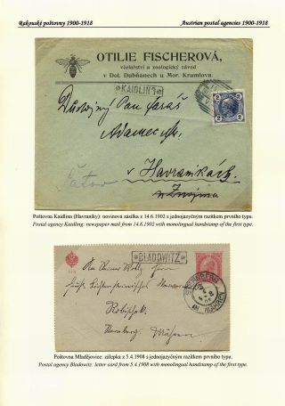ČESKÉ POŠTOVNY 1900-1958 – list 4