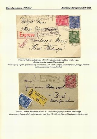 ČESKÉ POŠTOVNY 1900-1958 – list 6
