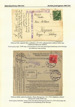 ČESKÉ POŠTOVNY 1900-1958 – list 10