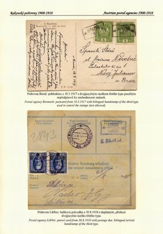 ČESKÉ POŠTOVNY 1900-1958 – list 12