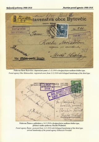 ČESKÉ POŠTOVNY 1900-1958 – list 13