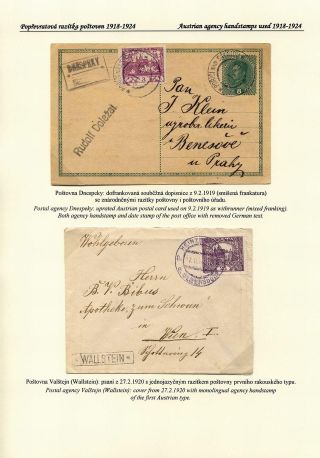 ČESKÉ POŠTOVNY 1900-1958 – list 22