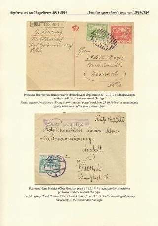 ČESKÉ POŠTOVNY 1900-1958 – list 25