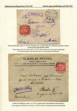ČESKÉ POŠTOVNY 1900-1958 – list 31