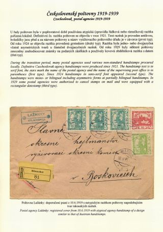 ČESKÉ POŠTOVNY 1900-1958 – list 33